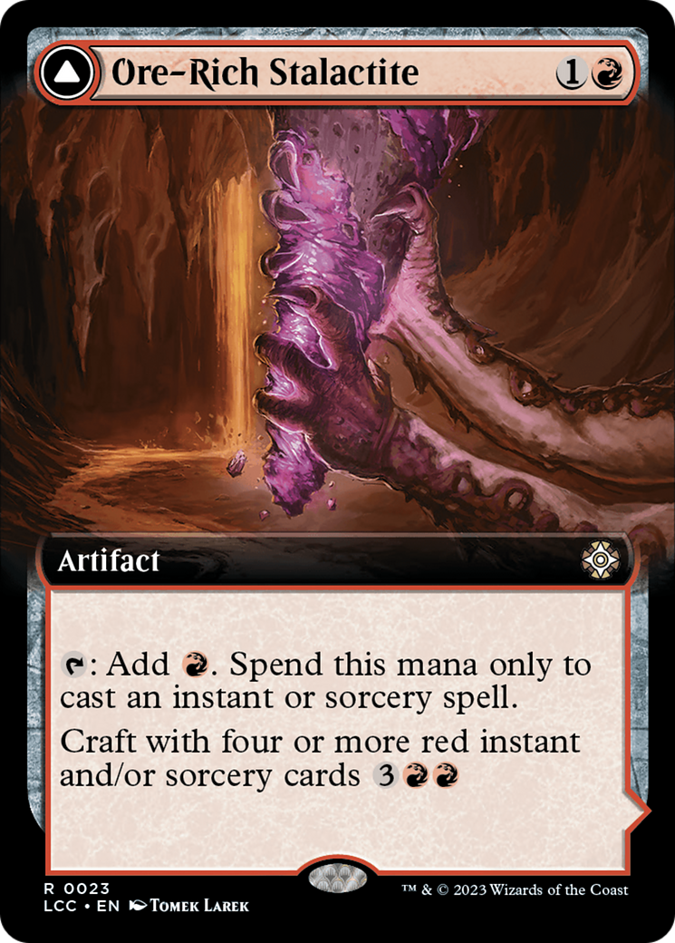 Ore-Rich Stalactite (Extended Art) (023) Foil - The Lost Caverns of Ixalan Commander