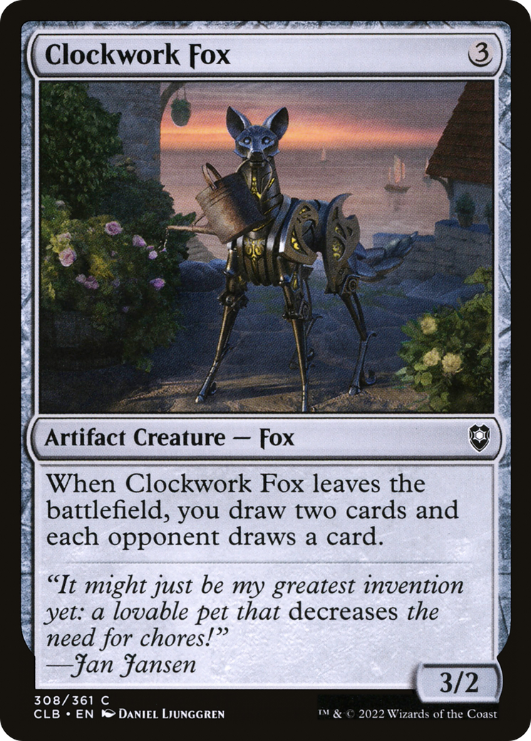 Clockwork Fox (308) - Commander Legends: Battle for Baldur's Gate
