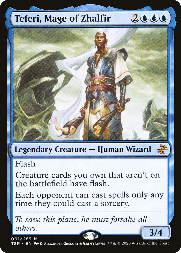 Teferi, Mage of Zhalfir (091) Foil - Time Spiral Remastered