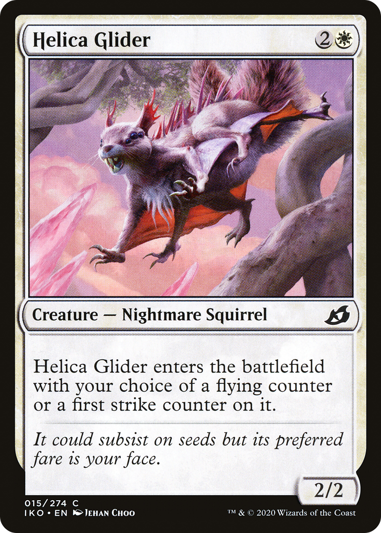 Helica Glider (015) Foil - Ikoria: Lair of Behemoths