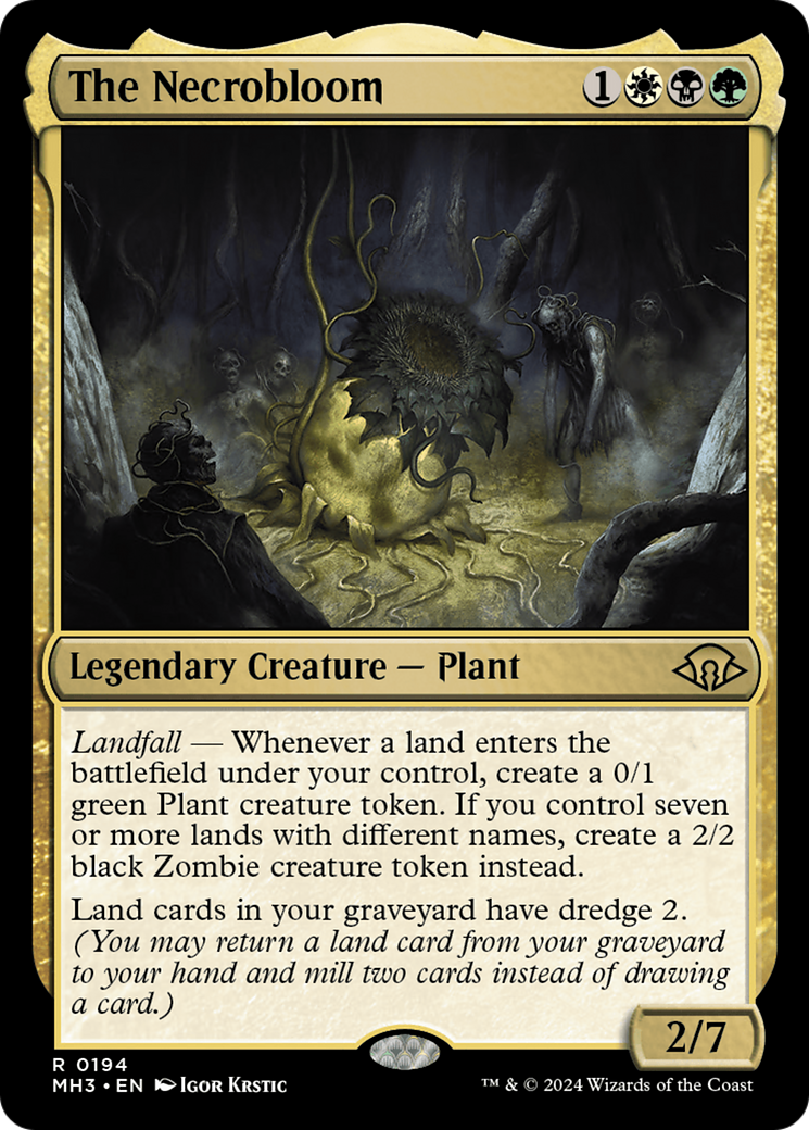The Necrobloom (194) Foil - Modern Horizons 3