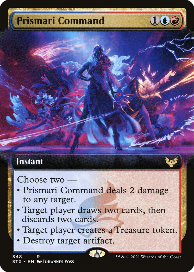Prismari Command (Extended Art) (348) - Strixhaven: School of Mages