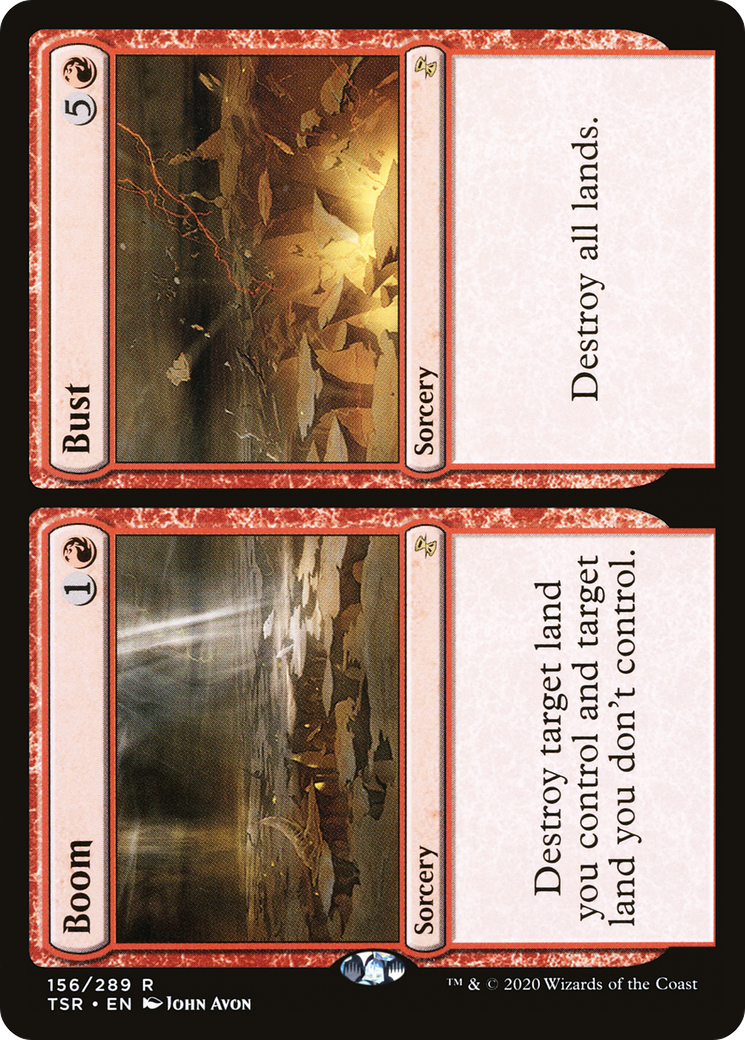 Boom // Bust (156) Foil - Time Spiral Remastered