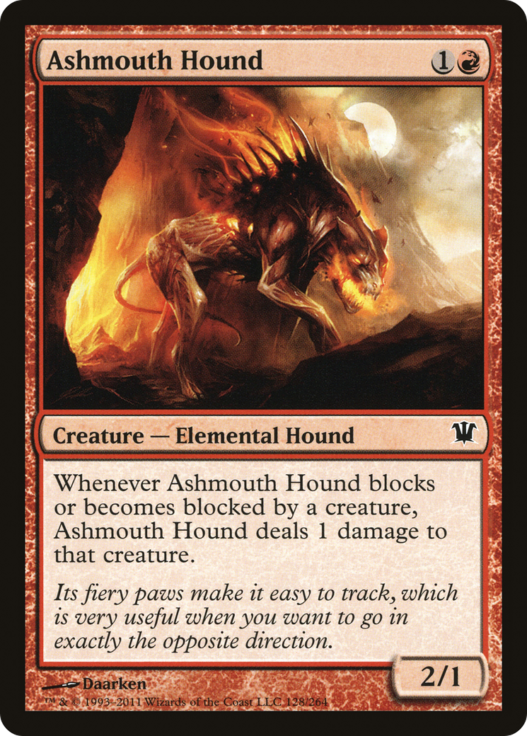 Ashmouth Hound (128) - Innistrad