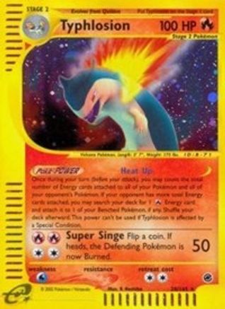 Typhlosion (28) (28) Reverse Holofoil - Expedition