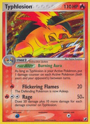 Typhlosion (17) Reverse Holofoil - Unseen Forces