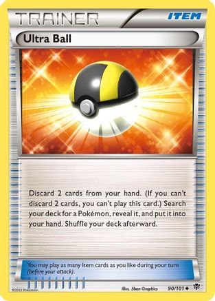 Ultra Ball (90) Reverse Holofoil - Plasma Blast