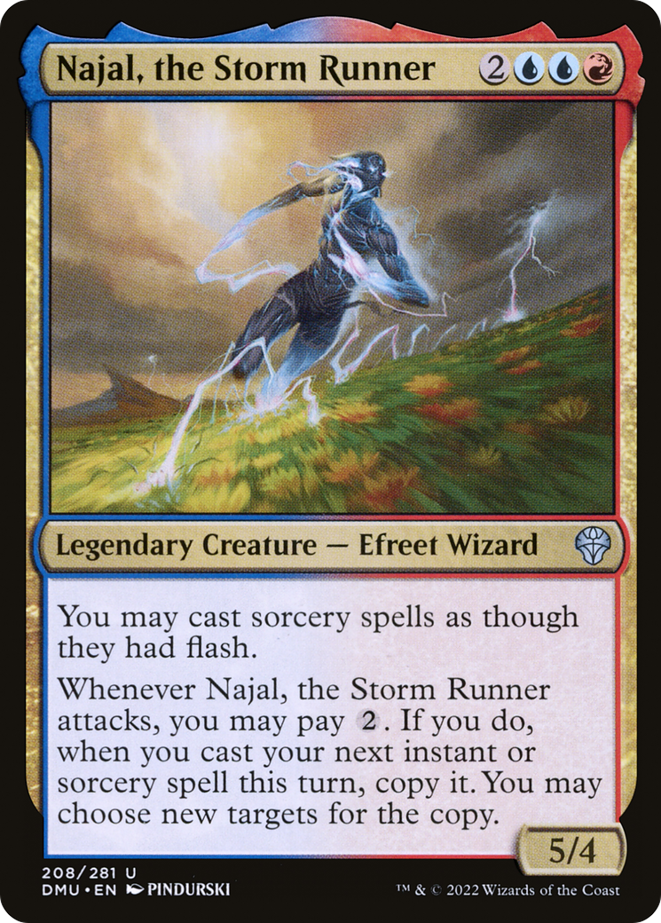 Najal, the Storm Runner (208) Foil - Dominaria United