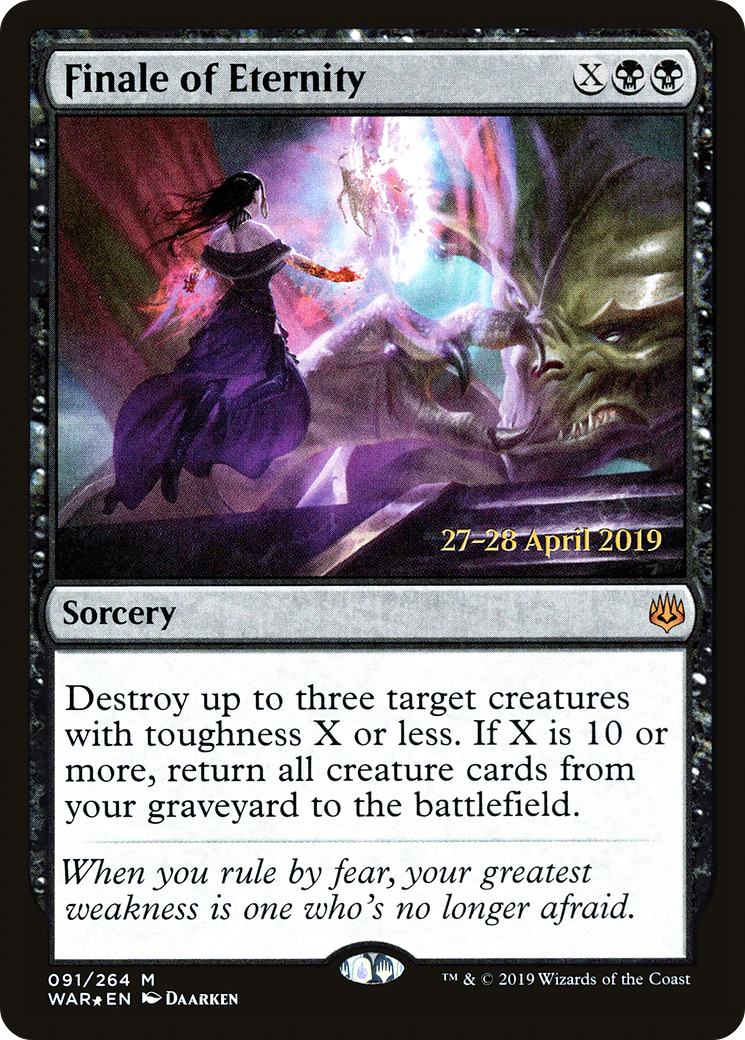Finale of Eternity (91s) Foil - War of the Spark Promos