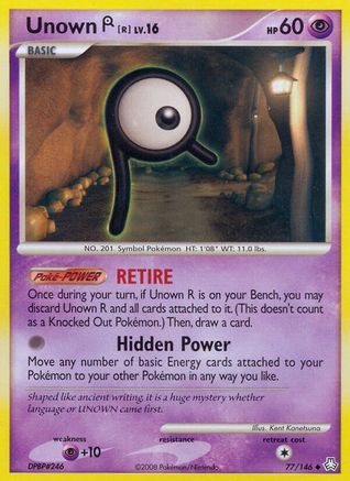 Unown (R) (77) Reverse Holofoil - Legends Awakened