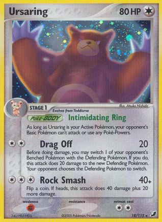 Ursaring (18) Reverse Holofoil - Unseen Forces