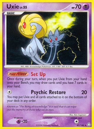 Uxie (43) Reverse Holofoil - Legends Awakened