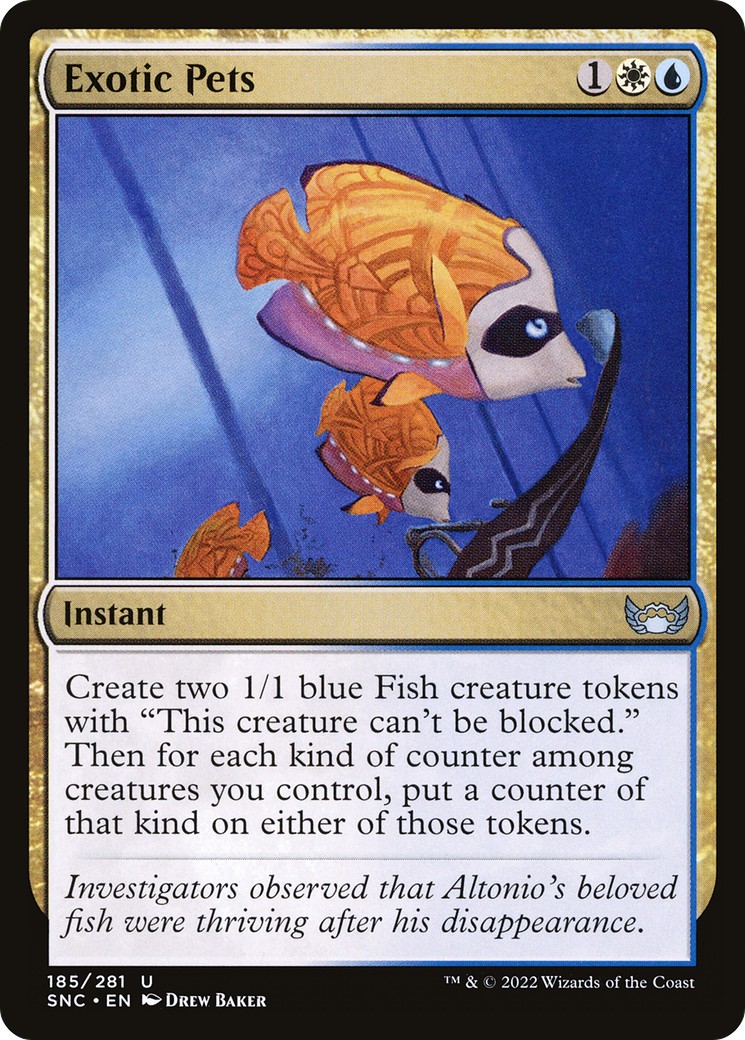 Exotic Pets (185) Foil - Streets of New Capenna