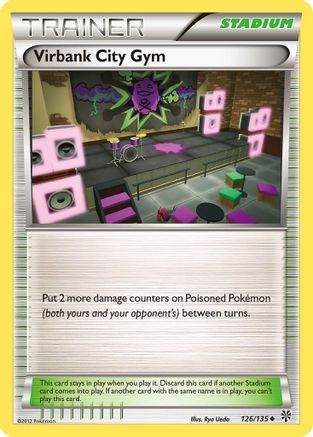 Virbank City Gym (126) Reverse Holofoil - Plasma Storm
