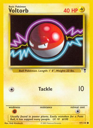 Voltorb (97) Reverse Holofoil - Legendary Collection
