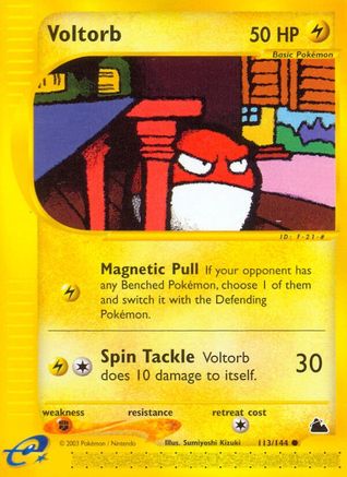 Voltorb (113) Reverse Holofoil - Skyridge