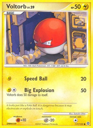 Voltorb (117) Reverse Holofoil - Secret Wonders