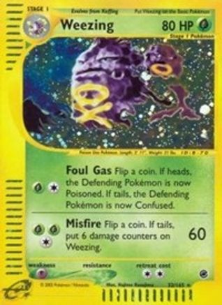 Weezing (32) (32) Holofoil - Expedition