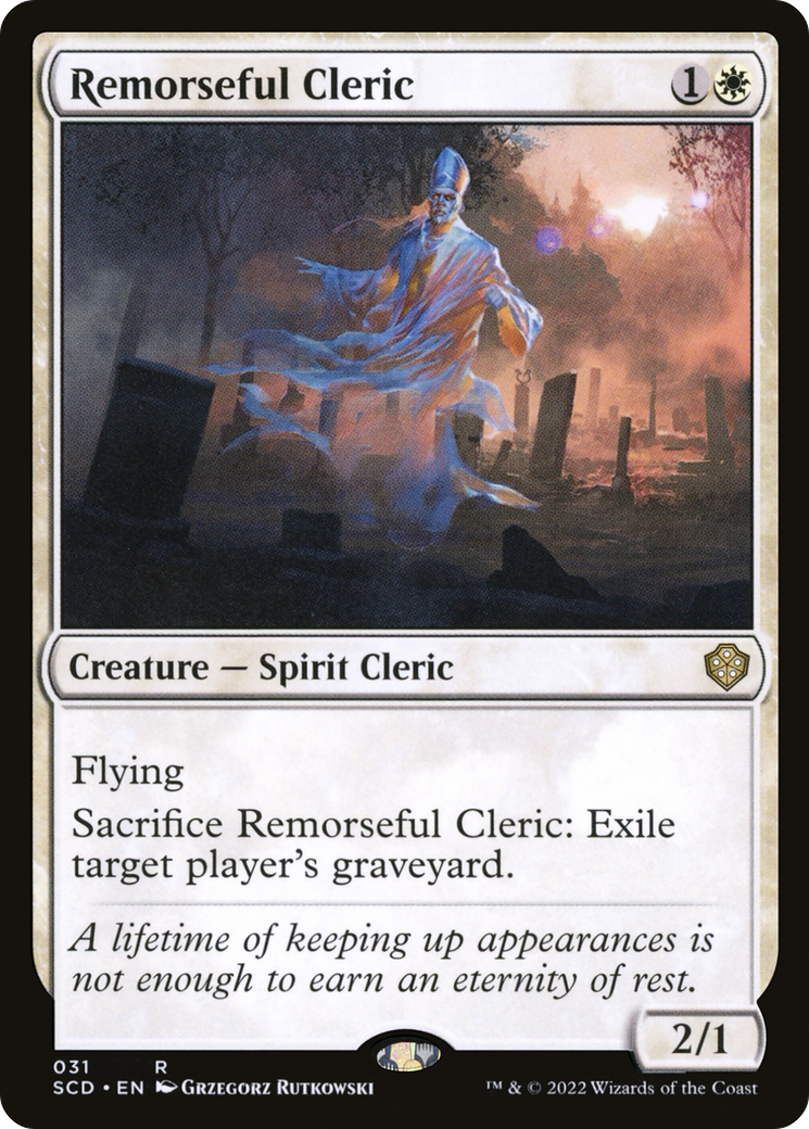 Remorseful Cleric (031) - Starter Commander Decks