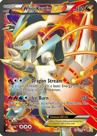 White Kyurem EX (Full Art) (146) Holofoil - Boundaries Crossed