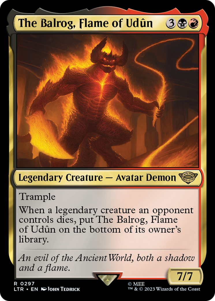 The Balrog, Flame of Udun (297) - The Lord of the Rings: Tales of Middle-earth