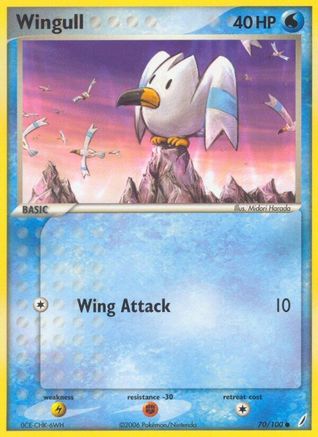 Wingull (70) Reverse Holofoil - Crystal Guardians