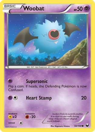 Woobat (50) Reverse Holofoil - Dark Explorers