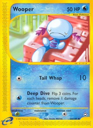 Wooper (66) Reverse Holofoil - Aquapolis
