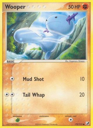 Wooper (79) Reverse Holofoil - Unseen Forces