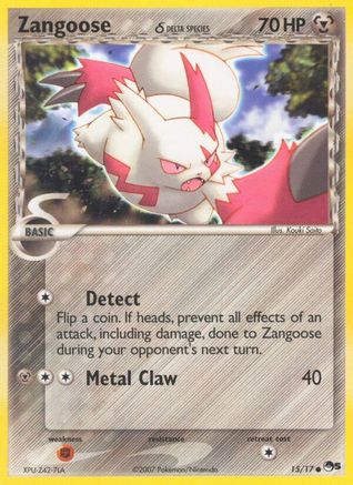 Zangoose (Delta Species) (15) Holofoil - POP Series 5