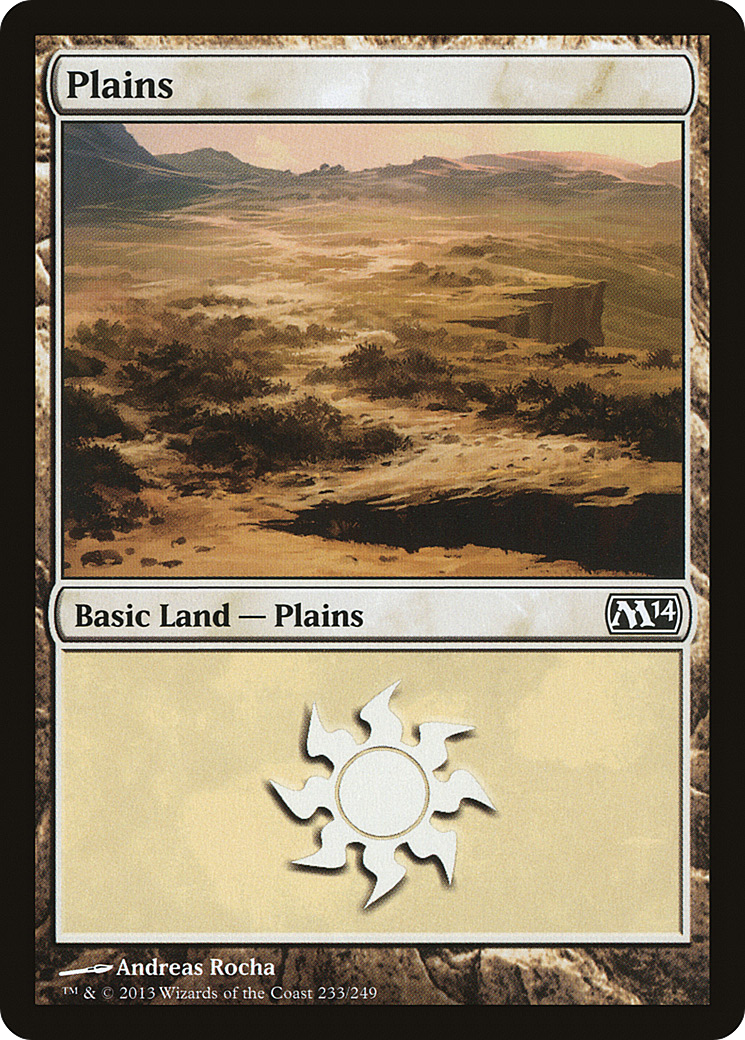 Plains (233) Foil - Magic 2014