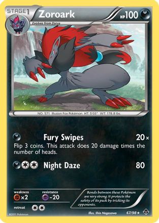 Zoroark (67) Reverse Holofoil - Emerging Powers