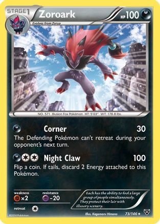 Zoroark (73) Reverse Holofoil - XY Base Set