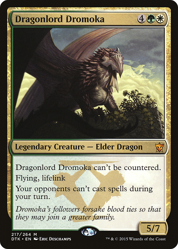 Dragonlord Dromoka (217) Foil - Dragons of Tarkir