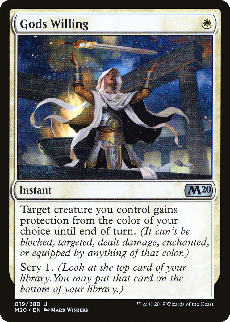 Gods Willing (019) Foil - Core Set 2020