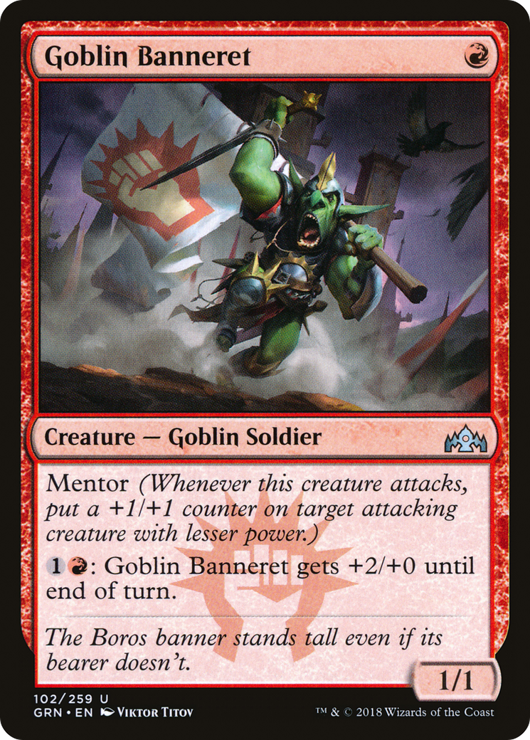 Goblin Banneret (102) Foil - Guilds of Ravnica