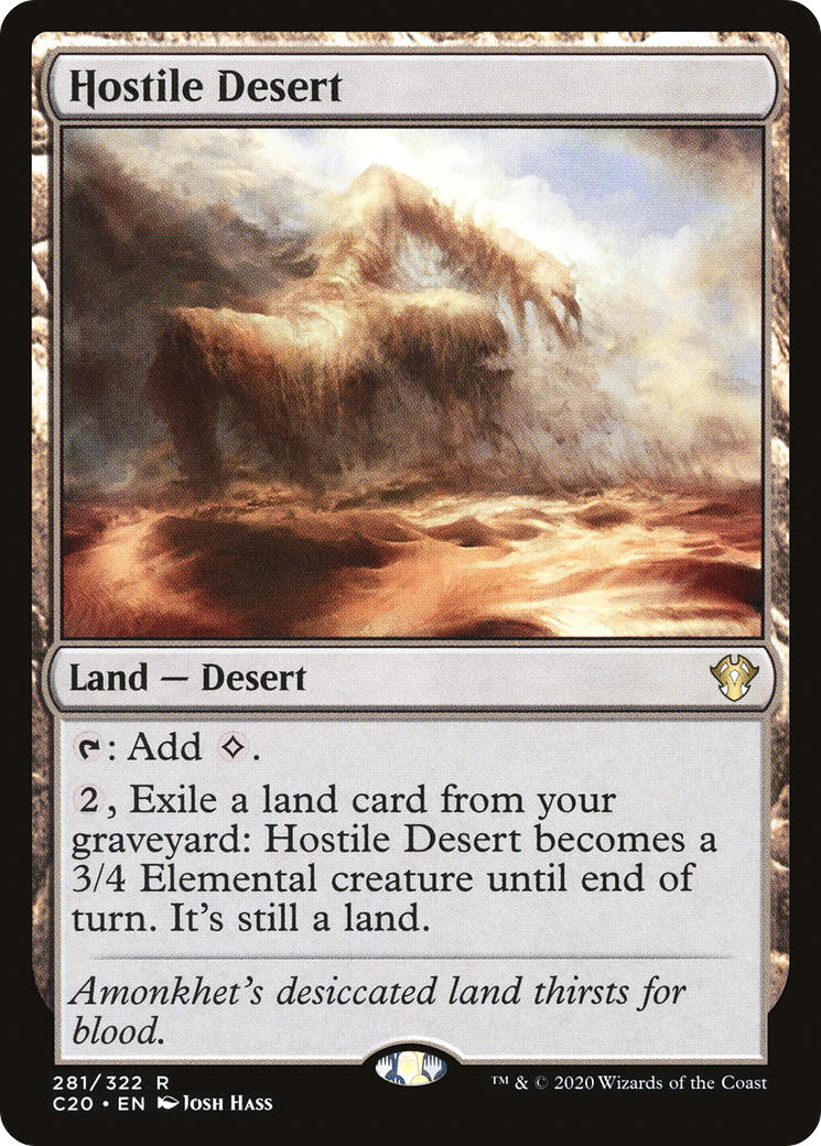 Hostile Desert (281) - Commander 2020