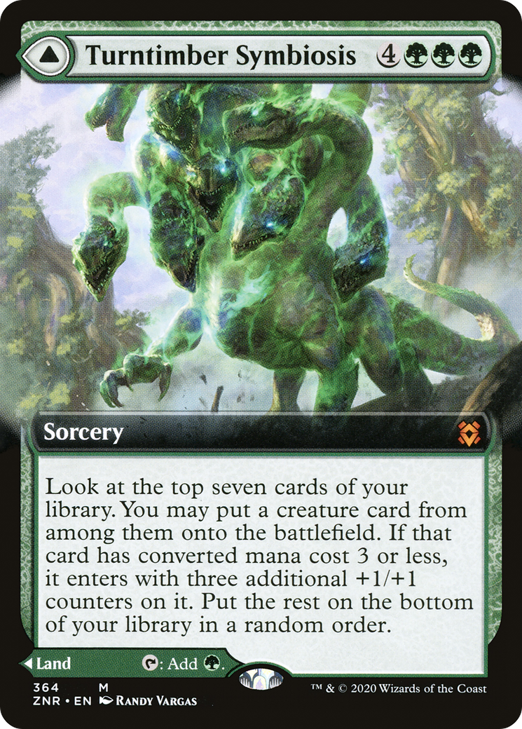Turntimber Symbiosis (Extended Art) (364) - Zendikar Rising