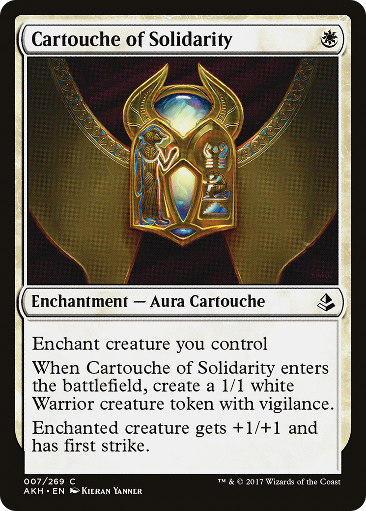 Cartouche of Solidarity (007) Foil - Amonkhet