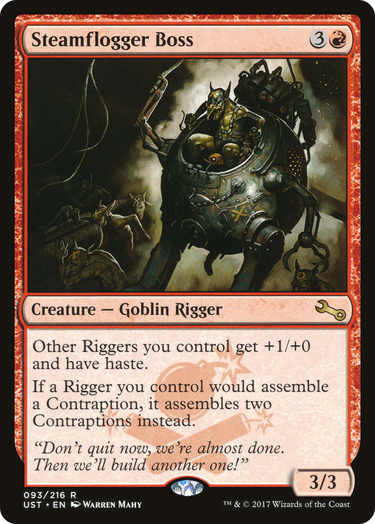 Steamflogger Boss (093) Foil - Unstable