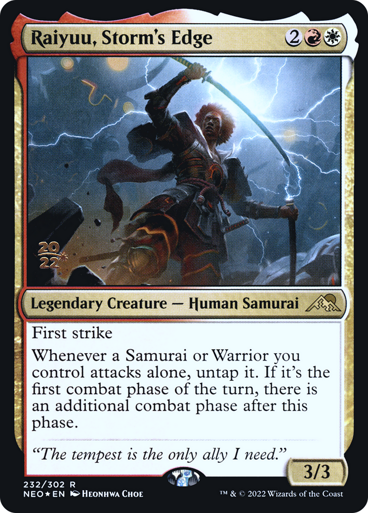 Raiyuu, Storm's Edge (232s) Foil - Kamigawa: Neon Dynasty Promos