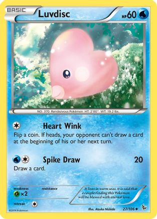 Luvdisc (27) Reverse Holofoil - XY Flashfire
