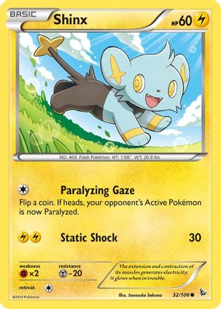 Shinx (32) Reverse Holofoil - XY Flashfire
