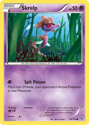 Skrelp (44) Reverse Holofoil - XY Flashfire
