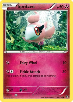 Spritzee (67) Reverse Holofoil - XY Flashfire