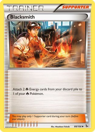 Blacksmith (88) Reverse Holofoil - XY Flashfire