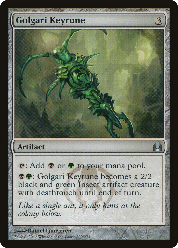 Golgari Keyrune (229) Foil - Return to Ravnica