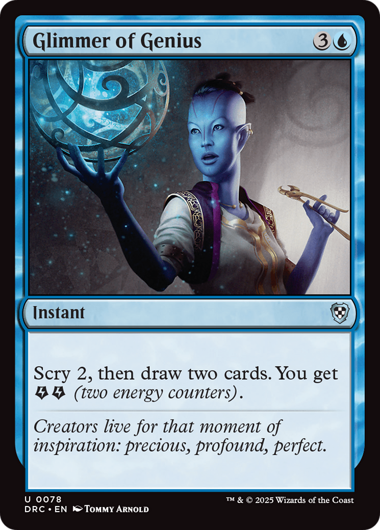 Glimmer of Genius (078) - Commander: Aetherdrift