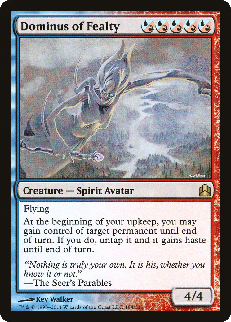 Dominus of Fealty (194) - Commander 2011