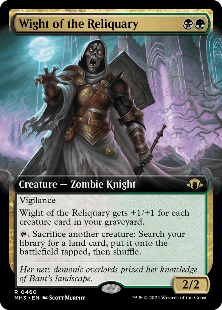 Wight of the Reliquary (Extended Art) (460) Foil - Modern Horizons 3